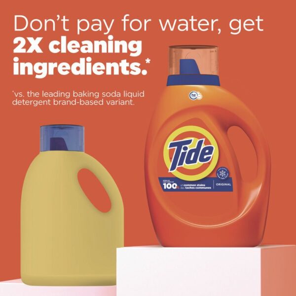 HE Liquid Tide Laundry Detergent, 32 Loads, 42 oz Bottle, 6/Carton