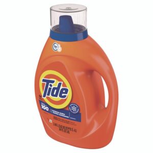 HE Laundry Detergent, Original Scent, Liquid, 64 Loads, 84 oz Bottle, 4/Carton