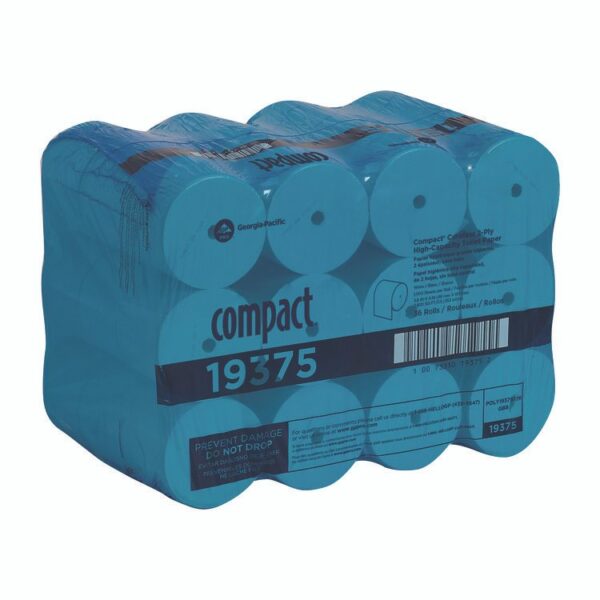 Coreless Bath Tissue, Septic Safe, 2-Ply, White, 1,000 Sheets/Roll, 36 Rolls/Carton - Image 2