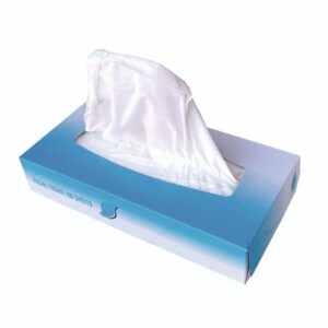 Facial Tissue, 2-Ply, White, Flat Box, 100 Sheets/Box, 30 Boxes/Carton