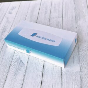 Facial Tissue, 2-Ply, White, Flat Box, 100 Sheets/Box, 30 Boxes/Carton