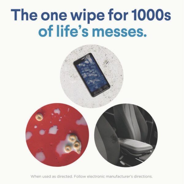 Disinfecting Wipes, Bleach Free Cleaning Wipes, 1-Ply, 7 x 8, Fresh Scent, White, 35/Canister, 12 Canisters/Carton - Image 5
