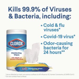 Disinfecting Wipes, Bleach Free Cleaning Wipes, 1-Ply, 7 x 8, Fresh Scent, White, 35/Canister, 12 Canisters/Carton