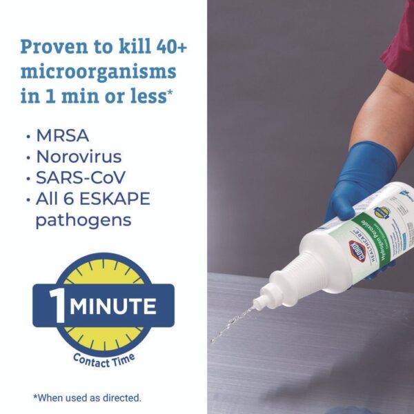 Hydrogen-Peroxide Cleaner/Disinfectant, 32 oz Spray Bottle, 9/Carton