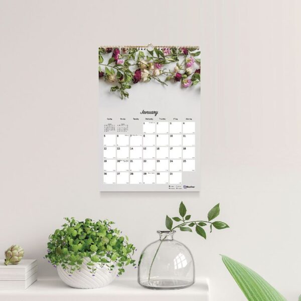 Blueline® Romantic Wall Calendar