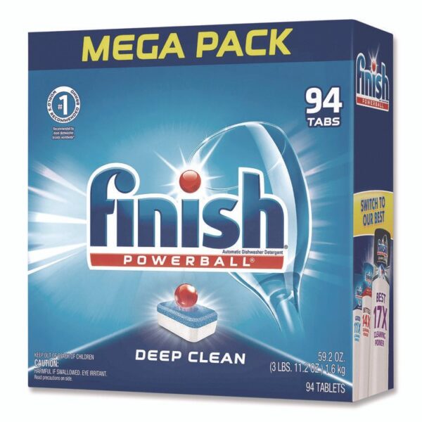 Powerball Dishwasher Tabs, Fresh Scent, 94/Box, 4 Boxes/Carton - Image 2