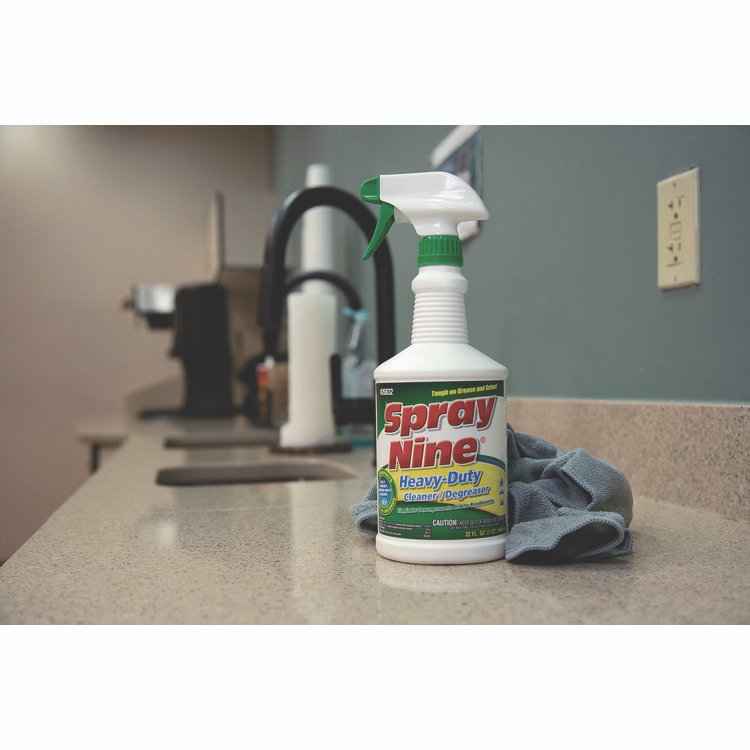 Heavy Duty Cleaner/Degreaser/Disinfectant, Citrus Scent, 32 oz, Trigger Spray Bottle, 12/Carton - Image 2