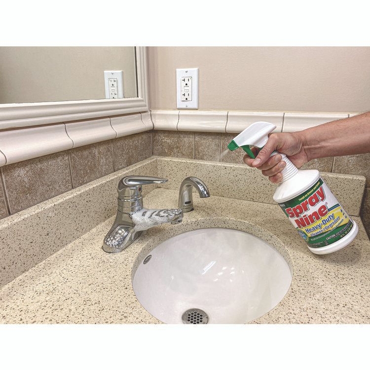 Heavy Duty Cleaner/Degreaser/Disinfectant, Citrus Scent, 32 oz, Trigger Spray Bottle, 12/Carton - Image 3