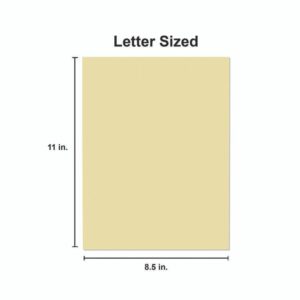 Deluxe Colored Paper, 20 lb Bond Weight, 8.5 x 11, Canary, 500/Ream