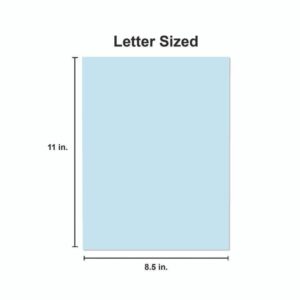Deluxe Colored Paper, 20 lb Bond Weight, 8.5 x 11, Blue, 500/Ream