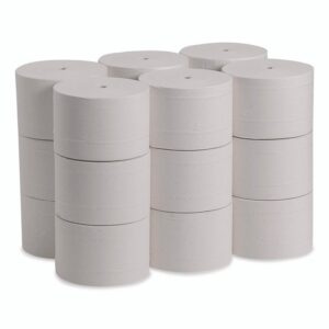 Coreless Bath Tissue, Septic Safe, 2-Ply, White, 1,500 Sheets/Roll, 18 Rolls/Carton