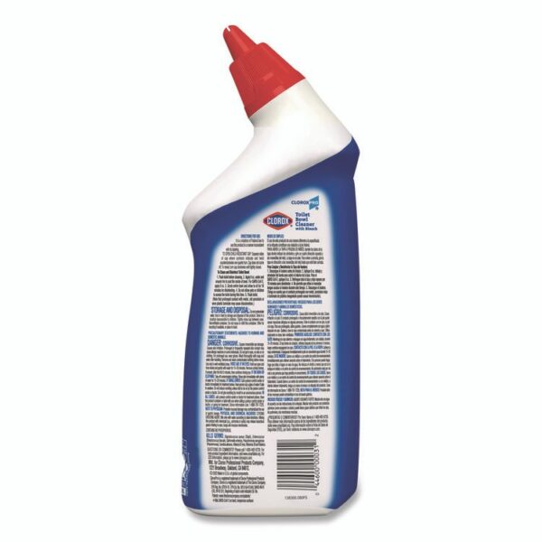 Toilet Bowl Cleaner with Bleach, Fresh Scent, 24 oz Bottle, 12/Carton - Image 2