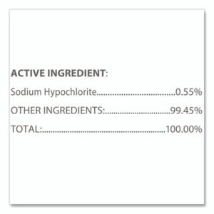 Bleach Germicidal Wipes, 1-Ply, 6 x 5, Unscented, White, 150/Canister, 6 Canisters/Carton