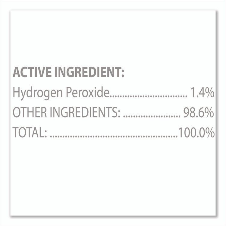 Hydrogen Peroxide Cleaner Disinfectant Wipes, 9 x 6.75, Unscented, White, 95/Canister, 6 Canisters/Carton - Image 10