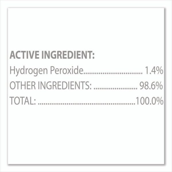 Hydrogen Peroxide Cleaner Disinfectant Wipes, 12 x 11, Unscented, White, 185/Pack, 2 Packs/Carton - Image 10