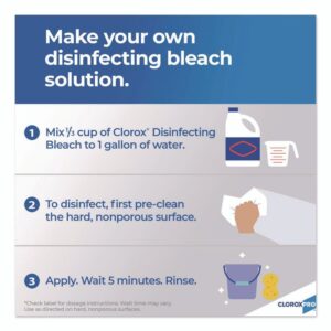 Concentrated Germicidal Bleach, Regular, 121 oz Bottle