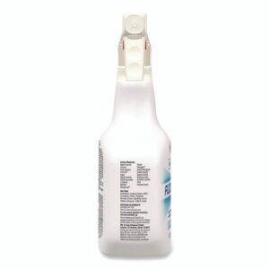 Fuzion Cleaner Disinfectant, Unscented, 32 oz Spray Bottle, 9/Carton