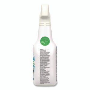 Fuzion Cleaner Disinfectant, Unscented, 32 oz Spray Bottle, 9/Carton