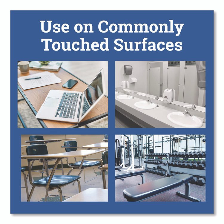 Disinfecting Wipes, 1-Ply, 7 x 8, Fresh Scent, White, 700/Bucket - Image 8