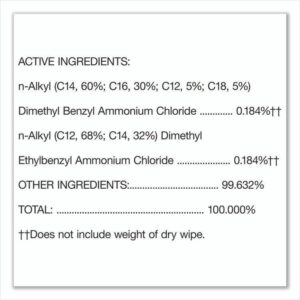 Disinfecting Wipes, 1-Ply, 7 x 8, Fresh Scent, White, 700/Bucket