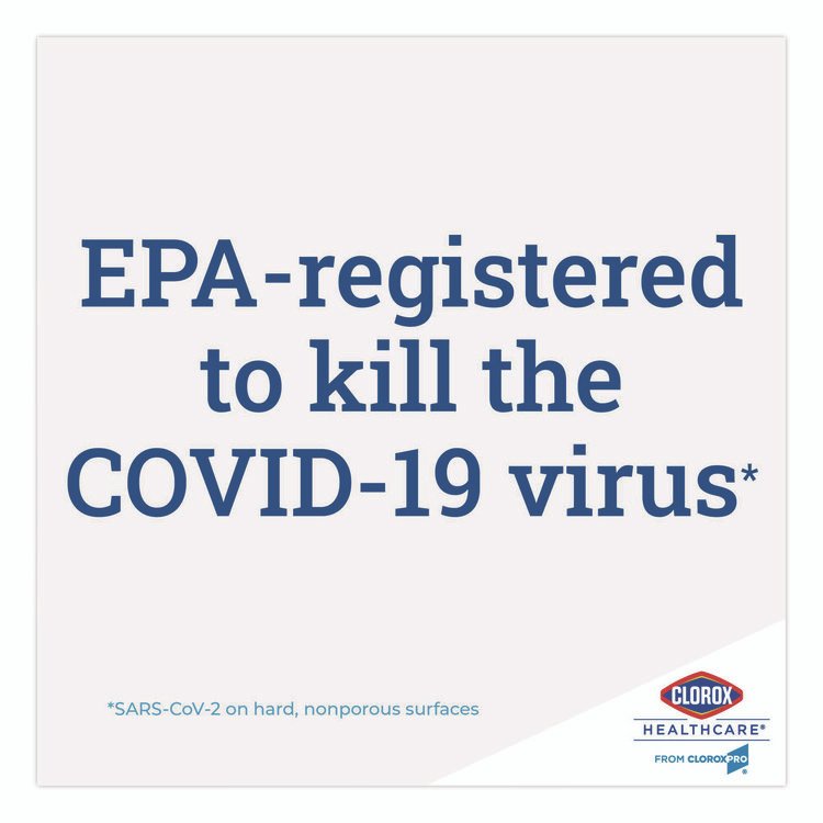 Bleach Germicidal Wipes, 1-Ply, 6.75 x 9, Unscented, White, 70/Canister, 6 Canisters/Carton - Image 8