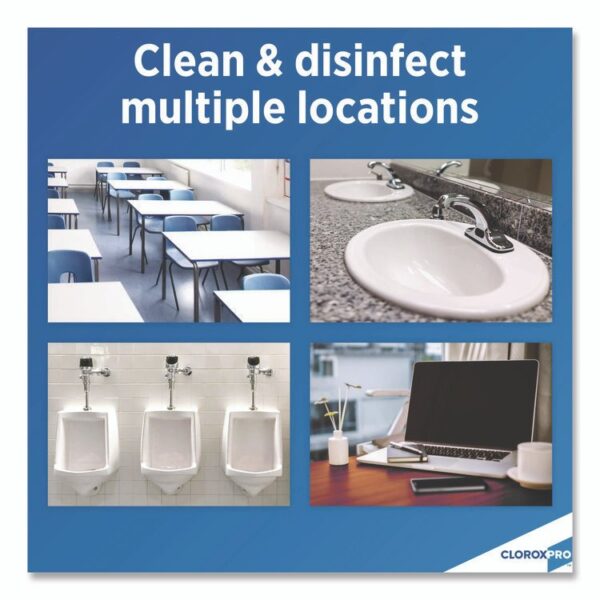 CloroxPro Clean-Up Disinfectant Cleaner with Bleach, 32 oz Smart Tube Spray, 9/Carton - Image 6