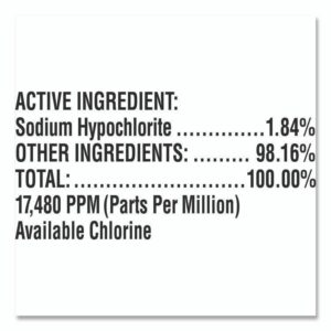 CloroxPro Clean-Up Disinfectant Cleaner with Bleach, 128 oz Refill Bottle, 4/Carton