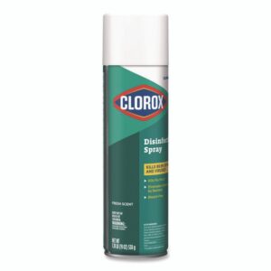 Disinfecting Spray, Fresh, 19 oz Aerosol Spray, 12/Carton