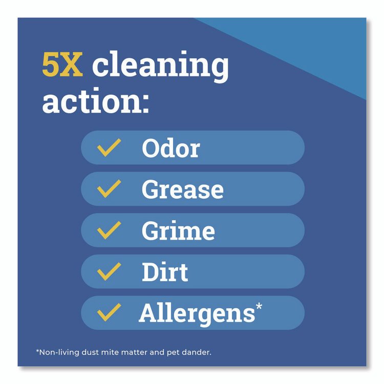 CloroxPro Multi-Surface Cleaner Concentrated, Lemon Fresh Scent, 80 oz Bottle, 3/Carton - Image 6