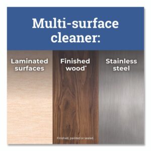 CloroxPro Multi-Surface Cleaner Concentrated, Lemon Fresh Scent, 80 oz Bottle, 3/Carton