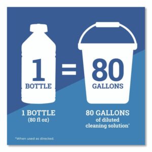 CloroxPro Multi-Surface Cleaner Concentrated, Lavender Clean Scent, 80 oz Bottle, 3/Carton