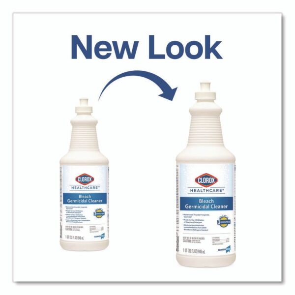 Bleach Germicidal Cleaner, 32 oz Pull-Top Bottle, 6/Carton
