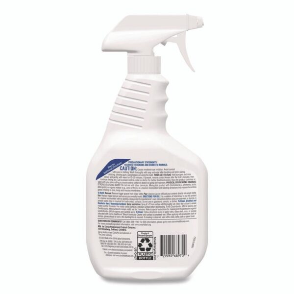 Bleach Germicidal Cleaner, 32 oz Spray Bottle, 6/Carton - Image 4