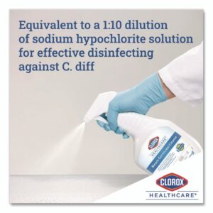 Bleach Germicidal Cleaner, 32 oz Spray Bottle, 6/Carton