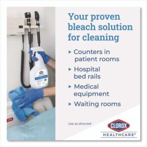 Bleach Germicidal Cleaner, 32 oz Spray Bottle, 6/Carton