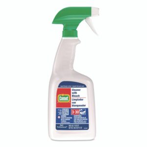Cleaner with Bleach, 32 oz Spray Bottle, 8/Carton