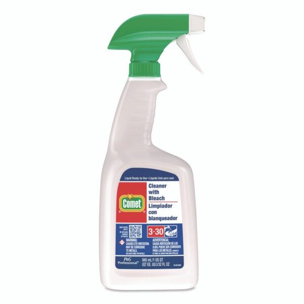 Cleaner with Bleach, 32 oz Spray Bottle, 8/Carton - Image 2