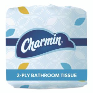 Commercial Bathroom Tissue, Septic Safe, Individually Wrapped, 2-Ply, White, 450 Sheets/Roll, 75 Rolls/Carton