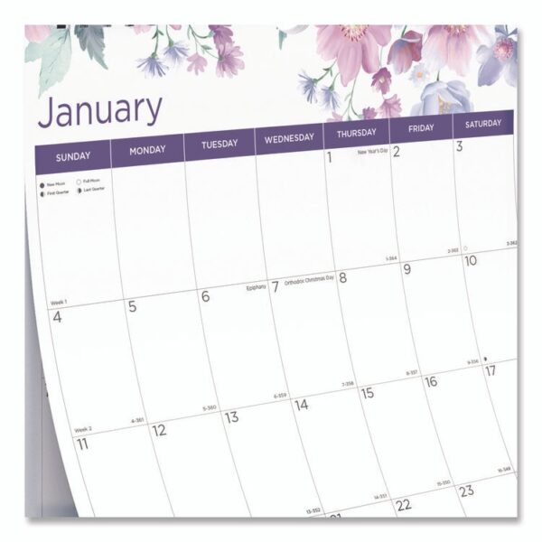 Blueline® 12-Month Colorful Wall Calendar
