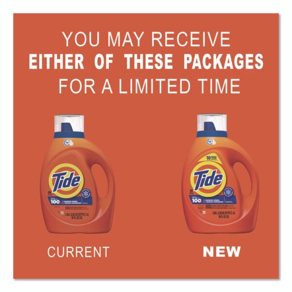 HE Laundry Detergent, Original Scent, Liquid, 64 Loads, 84 oz Bottle, 4/Carton