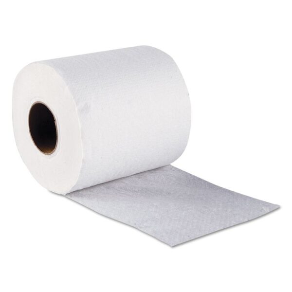 Standard Bath Tissue, Septic Safe, Individually Wrapped Rolls, 1-Ply, White, 1,000 Sheets/Roll, 96 Wrapped Rolls/Carton - Image 3