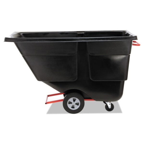 1 cu yd BRUTE Rotomolded Tilt Truck, 850 lb Capacity, Black - Image 3