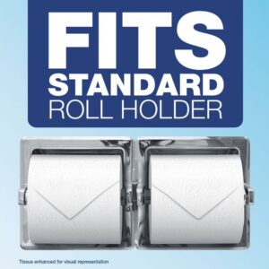Commercial Bathroom Tissue, Septic Safe, Individually Wrapped, 2-Ply, White, 450 Sheets/Roll, 75 Rolls/Carton