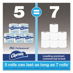 Commercial Bathroom Tissue, Septic Safe, Individually Wrapped, 2-Ply, White, 450 Sheets/Roll, 75 Rolls/Carton