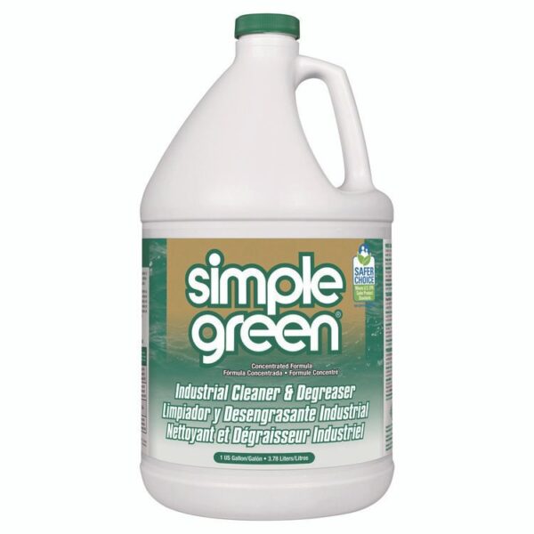 Industrial Cleaner and Degreaser, Concentrated, 1 gal Bottle, 6/Carton