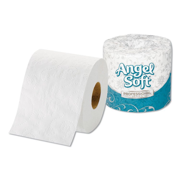 Angel Soft ps Premium Bathroom Tissue, Septic Safe, 2-Ply, White, 450 Sheets/Roll, 40 Rolls/Carton - Image 4