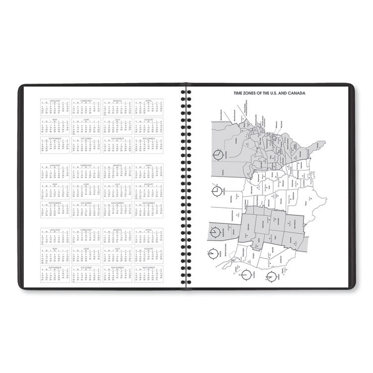 Monthly Planner, 11 x 9, Black Cover, 15-Month: Jan 2025 to Mar 2026 - Image 2