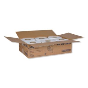 Universal Jumbo Bath Tissue, Septic Safe, 2-Ply, White, 3.48" x 1,000 ft, 12/Carton