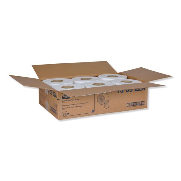 Universal Jumbo Bath Tissue, Septic Safe, 2-Ply, White, 3.48" x 1,000 ft, 12/Carton - Image 2