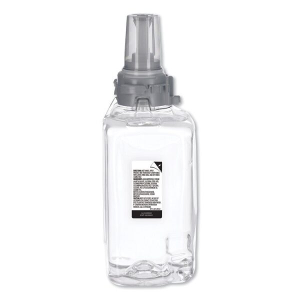 Clear and Mild Foam Handwash Refill, For ADX-12 Dispenser, Fragrance-Free, 1,250 mL, 3/Carton - Image 2